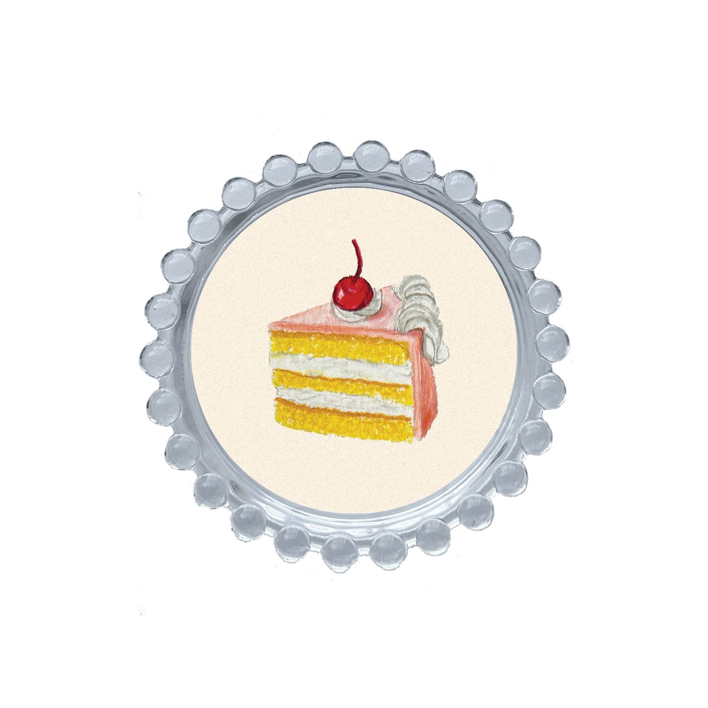 Yellow Cake Trinket Dish