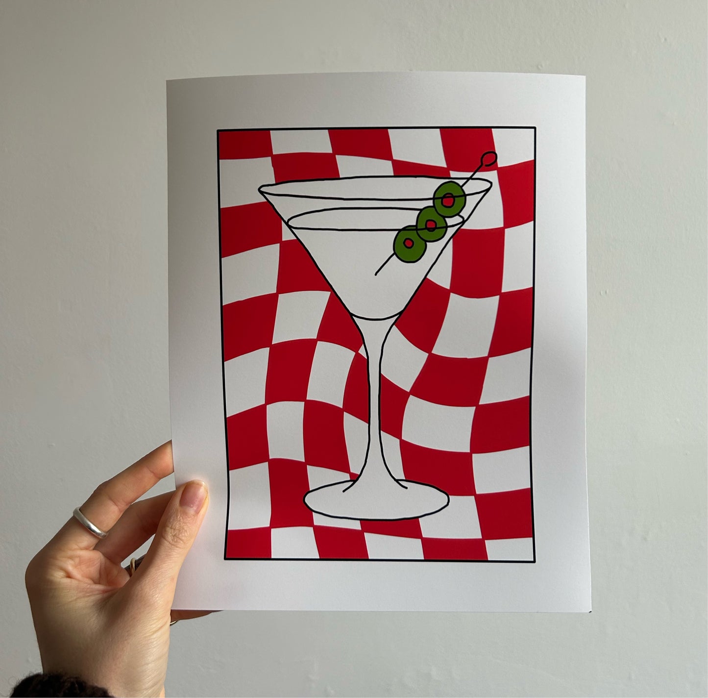 Dirty Martini Print